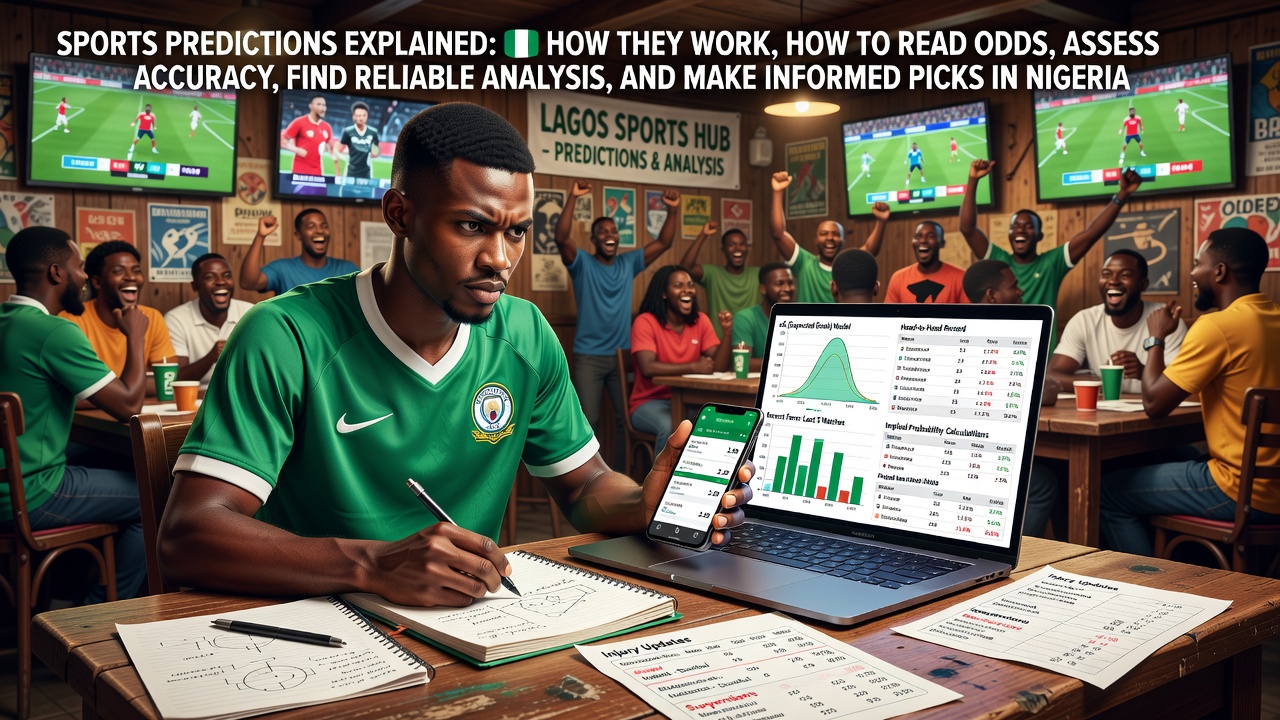 Sports Predictions Explained: How They Work, How to Read Odds, Assess Accuracy, Find Reliable Analysis, and Make Informed Picks in Nigeria